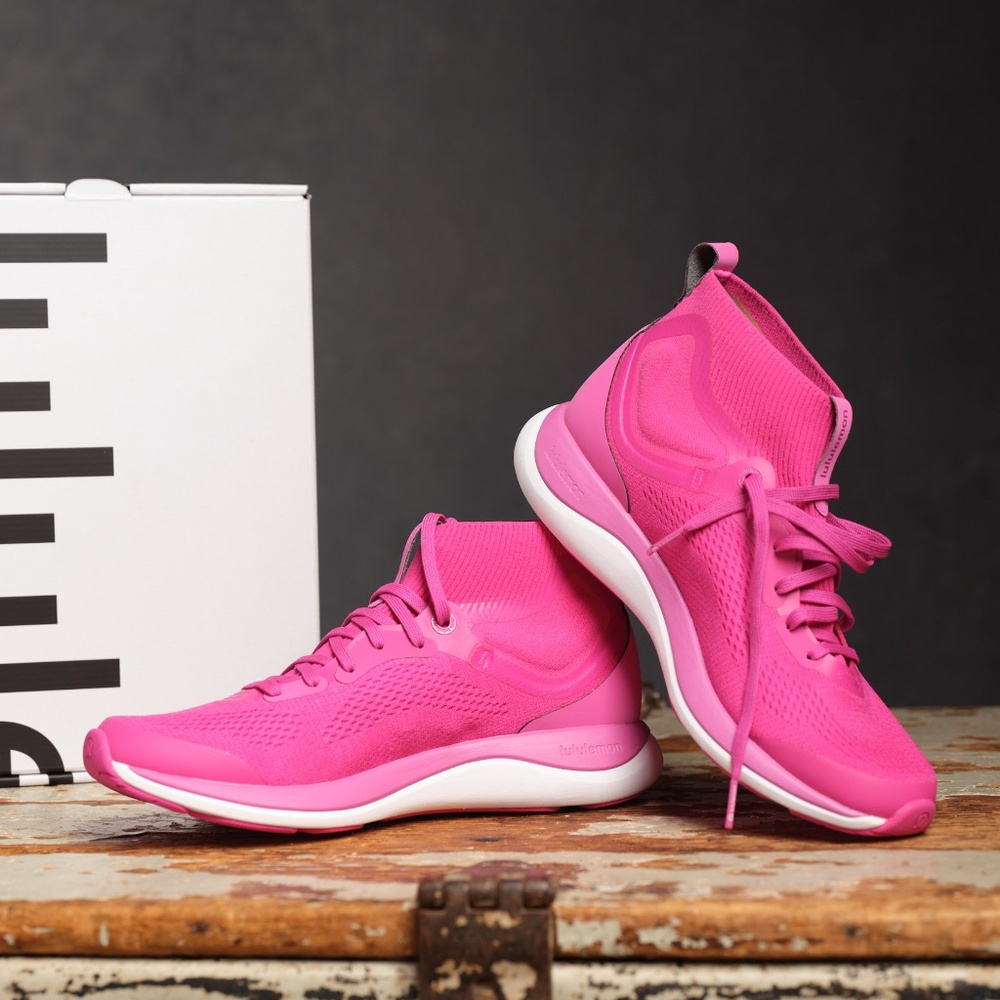 Lululemon Pink Chargefeel Mid Women's Workout Shoe SOLD OUT